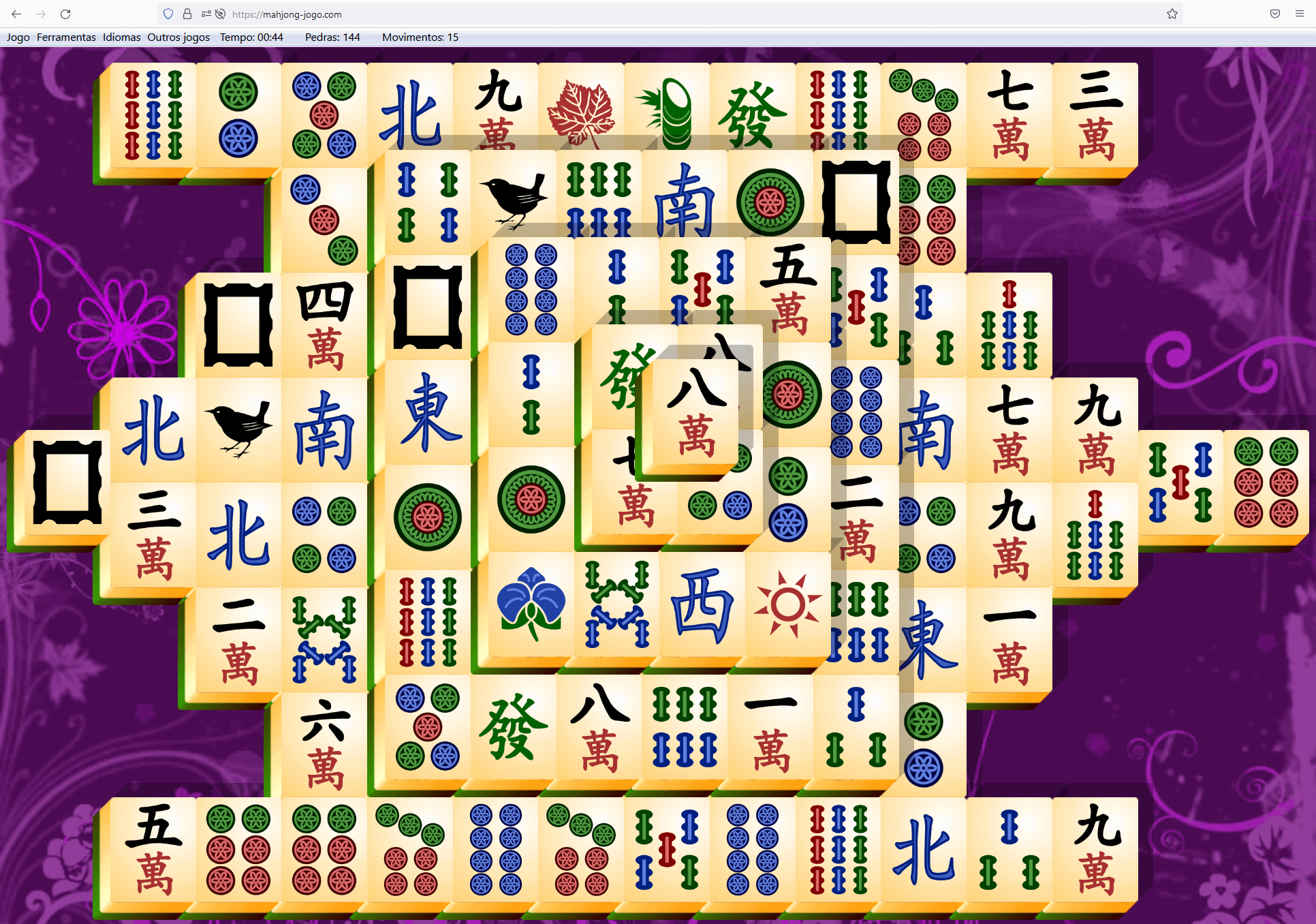 Mahjong Time em Jogos na Internet